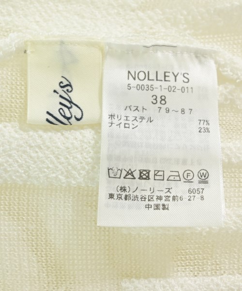 Nolley's（ノーリーズ）カーディガン 白 サイズ:38(M位) レディース/2200704477087