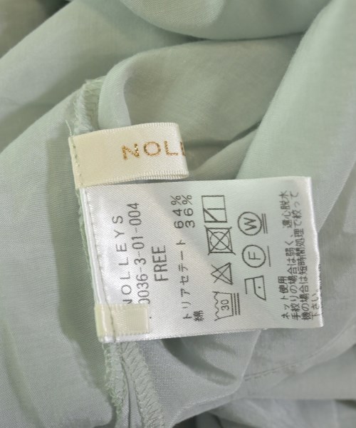Nolley's（ノーリーズ）カジュアルシャツ 緑 サイズ:F レディース/2200702894138