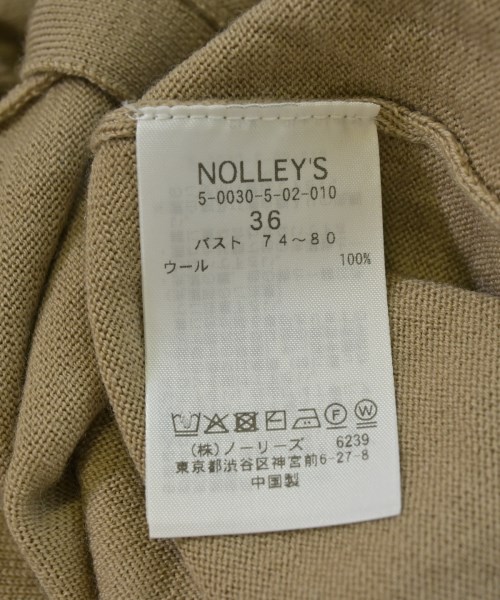Nolley's（ノーリーズ）カーディガン ベージュ サイズ:36(S位) レディース/2200707687025