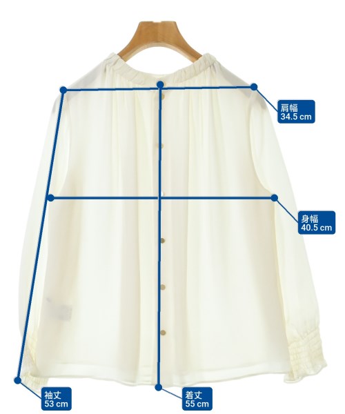 Nolley's（ノーリーズ）ブラウス 白 サイズ:36(S位) レディース/2200656554157