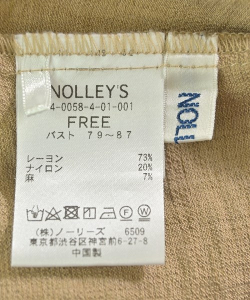 Nolley's（ノーリーズ）ブラウス 茶 サイズ:F レディース/2200661152034