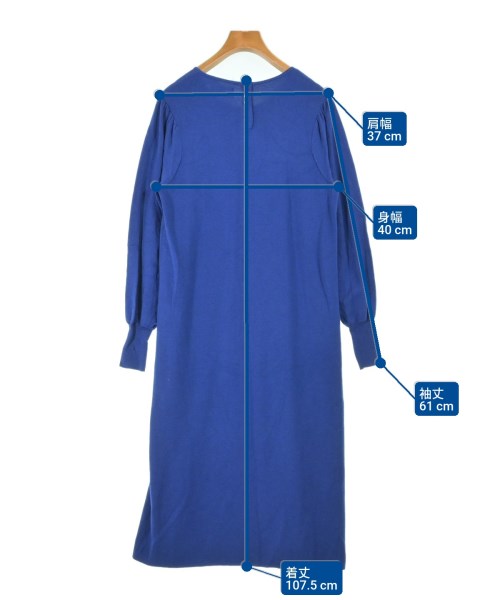 Nolley's（ノーリーズ）ワンピース 青 サイズ:38(M位) レディース/2200662450139