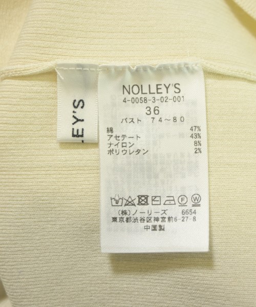 Nolley's（ノーリーズ）ベスト 白 サイズ:36(S位) レディース/2200659477095