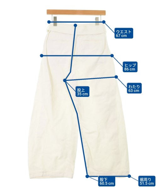 Nolley's（ノーリーズ）デニムパンツ 白 サイズ:36(S位) レディース/2200663652068