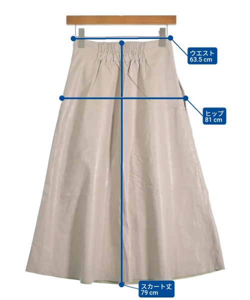 Nolley's（ノーリーズ）ロング・マキシ丈スカート ベージュ サイズ:36(S位) レディース/2200663236213