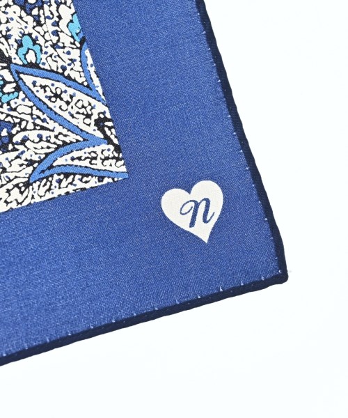 Nolley's（ノーリーズ）バンダナ・スカーフ 青 サイズ:- レディース/2200668755078