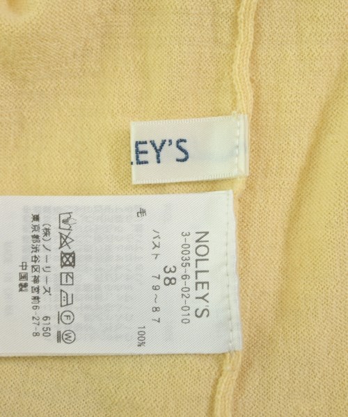 Nolley's（ノーリーズ）ニット・セーター 黄 サイズ:38(M位) レディース/2200668836081