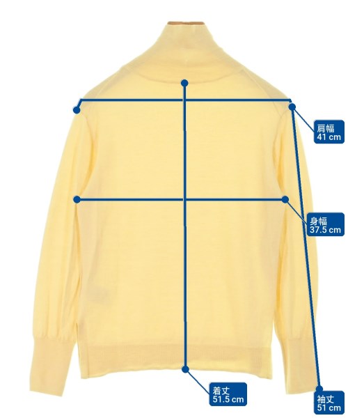 Nolley's（ノーリーズ）ニット・セーター 黄 サイズ:38(M位) レディース/2200668836081