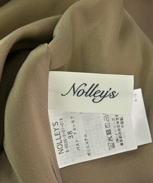Nolley's（ノーリーズ）ブラウス 茶 サイズ:38(M位) レディース/2200667197039