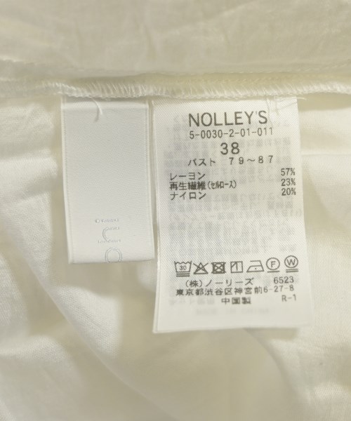 Nolley's（ノーリーズ）カジュアルシャツ 白 サイズ:38(M位) レディース/2200671243074