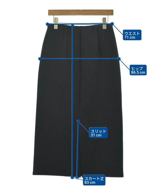 Nolley's（ノーリーズ）ロング・マキシ丈スカート 紺 サイズ:38(M位) レディース/2200668910057