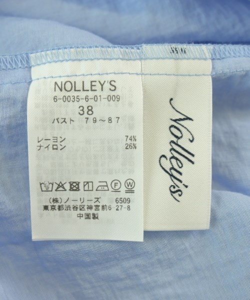 Nolley's（ノーリーズ）ブラウス 青 サイズ:38(M位) レディース/2200720702071