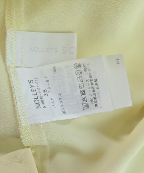 Nolley's（ノーリーズ）ブラウス 黄 サイズ:38(M位) レディース/2200730797074