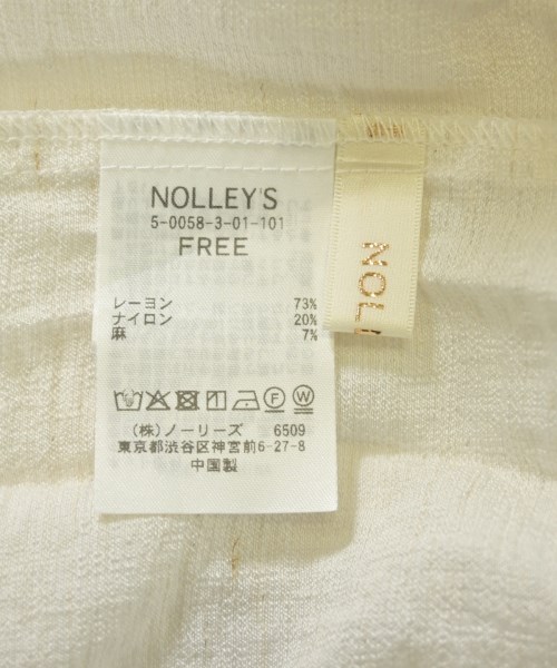 Nolley's（ノーリーズ）ブラウス 白 サイズ:F レディース/2200727355126