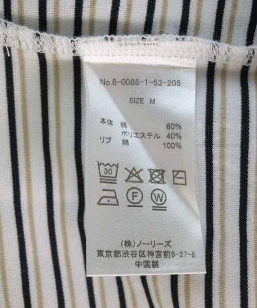Nolley's（ノーリーズ）Tシャツ・カットソー 白 サイズ:M メンズ/2200735584044