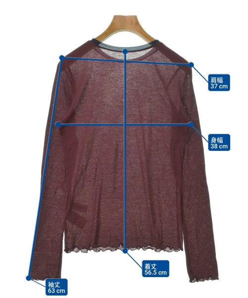 Nolley's（ノーリーズ）Tシャツ・カットソー 赤 サイズ:38(M位) レディース/2200726627040