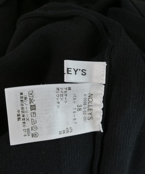 Nolley's（ノーリーズ）ベスト 黒 サイズ:38(M位) レディース/2200727141101