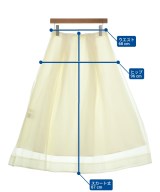 Nolley's（ノーリーズ）ロング・マキシ丈スカート 黄 サイズ:40(M位) レディース/2200729967136