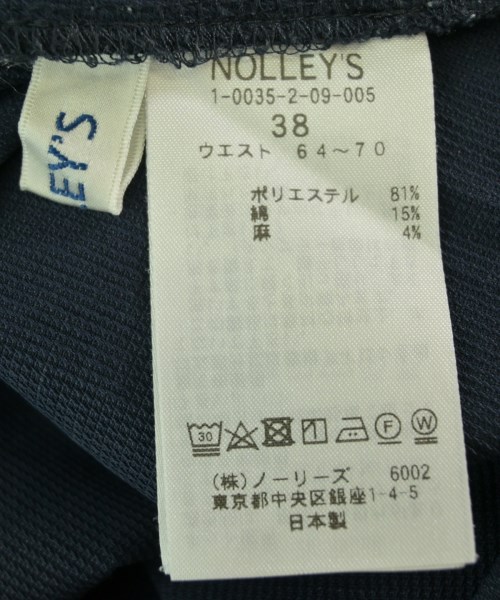 Nolley's（ノーリーズ）スラックス 紺 サイズ:38(M位) レディース/2200720757033