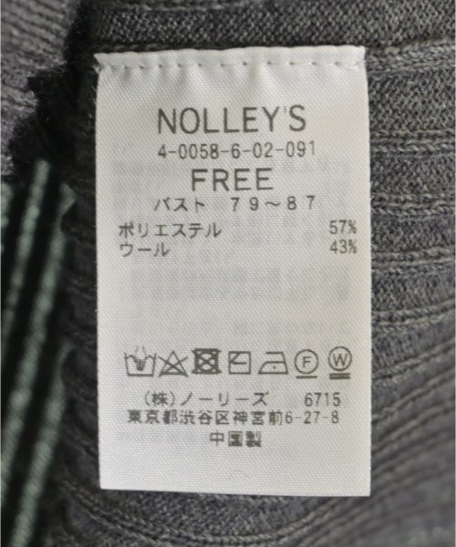 Nolley's（ノーリーズ）カーディガン グレー サイズ:F レディース/2200716239086