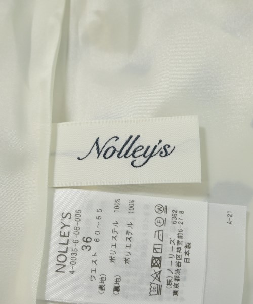 Nolley's（ノーリーズ）ひざ丈スカート 白 サイズ:36(S位) レディース/2200722797143
