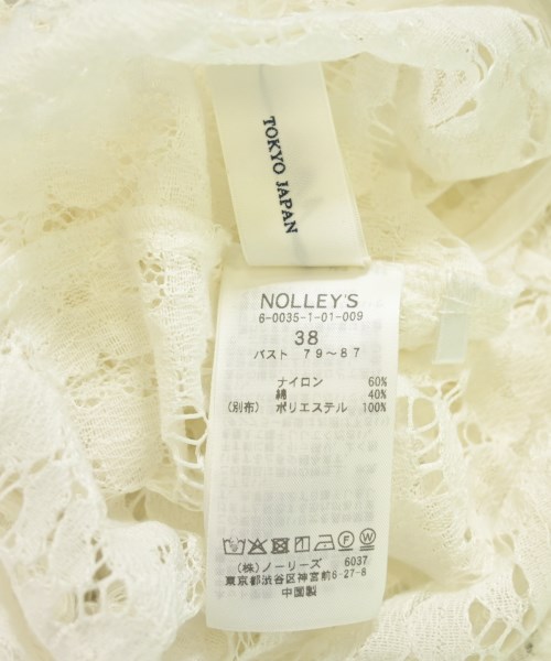 Nolley's（ノーリーズ）カジュアルシャツ 白 サイズ:38(M位) レディース/2200724865109