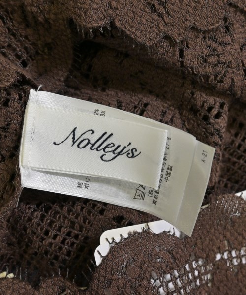 Nolley's（ノーリーズ）ブラウス 茶 サイズ:38(M位) レディース/2200677593036