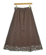 Nolley's（ノーリーズ）ロング・マキシ丈スカート 茶 サイズ:38(M位) レディース/2200677593043