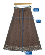 Nolley's（ノーリーズ）ロング・マキシ丈スカート 茶 サイズ:38(M位) レディース/2200677593043