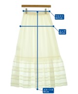 Nolley's（ノーリーズ）ロング・マキシ丈スカート 白 サイズ:-(S位) レディース/2200678498033
