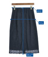 Nolley's（ノーリーズ）ひざ丈スカート 紺 サイズ:40(M位) レディース/2200688260019