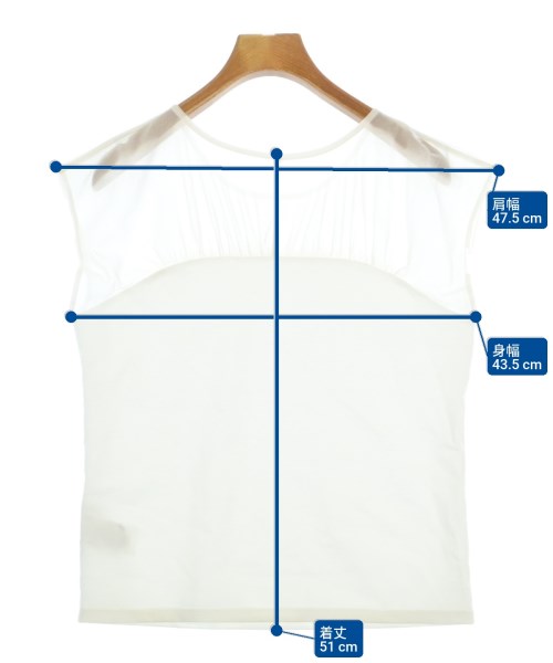 Nolley's（ノーリーズ）Tシャツ・カットソー 白 サイズ:38(M位) レディース/2200682675086