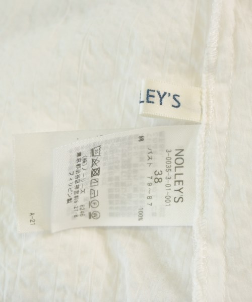 Nolley's（ノーリーズ）ブラウス 白 サイズ:38(M位) レディース/2200682513272