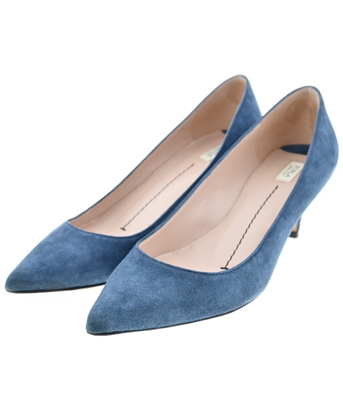 再値下げ！未使用　美品　FURLAパンプス FURLA（フルラ）パンプス 青 サイズ:EU34(20.5cm位) レディース