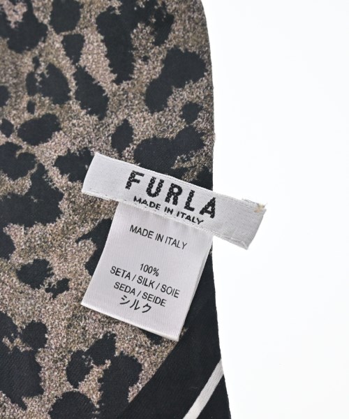 FURLA（フルラ）バンダナ・スカーフ 茶 サイズ:- レディース/2200609035047
