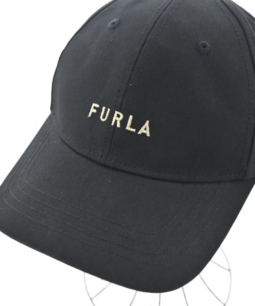 FURLA（フルラ）キャップ 黒 サイズ:- レディース/2200678510100