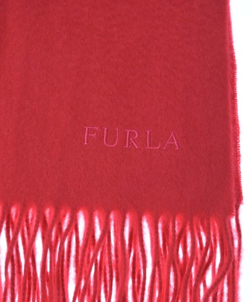 FURLA（フルラ）マフラー 赤 サイズ:- レディース/2200663363087
