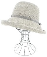 FURLA（フルラ）ストローハット グレー サイズ:SS-S レディース/2200713994445