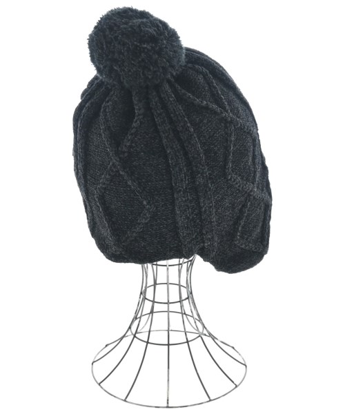 HAKKA（ハッカ）ニットキャップ・ビーニー 黒 サイズ:L レディース/2200664119164