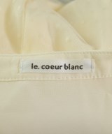 le coeur blanc（ル　クール　ブラン）ブラウス 白 サイズ:38(M位) レディース/2200620372015