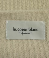 le coeur blanc（ル　クール　ブラン）ニット・セーター ベージュ サイズ:38(M位) レディース/2200619350017
