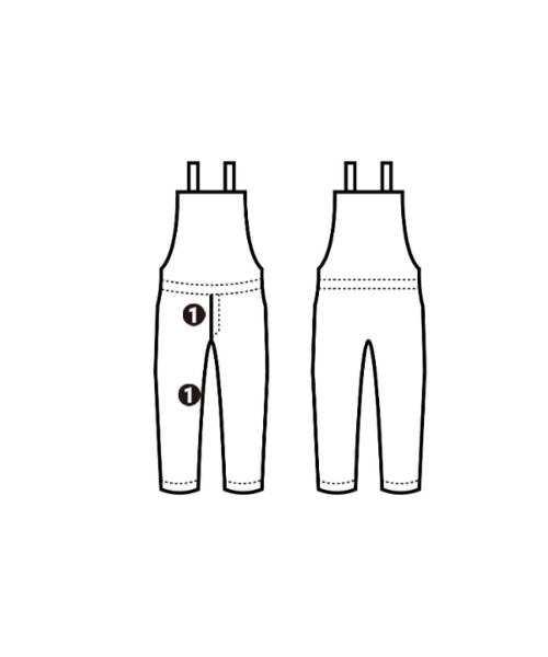 le coeur blanc（ル　クール　ブラン）オールインワン/サロペット グレー サイズ:38(M位) レディース/2200638258011