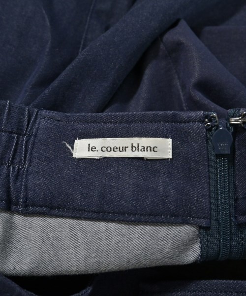 le coeur blanc（ル　クール　ブラン）デニムパンツ 紺 サイズ:36(S位) レディース/2200638258042