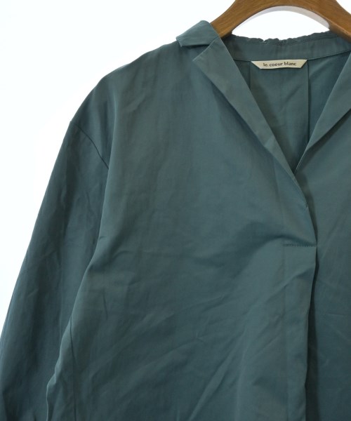 le coeur blanc（ル　クール　ブラン）ブラウス 緑 サイズ:38(M位) レディース/2200623977064