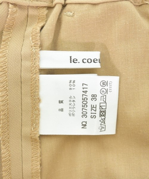 le coeur blanc（ル　クール　ブラン）その他 ベージュ サイズ:38(M位) レディース/2200625140022