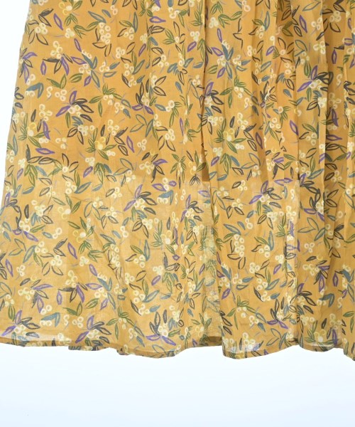 le coeur blanc（ル　クール　ブラン）ロング・マキシ丈スカート 黄 サイズ:38(M位) レディース/2200627265037