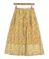 le coeur blanc（ル　クール　ブラン）ロング・マキシ丈スカート 黄 サイズ:38(M位) レディース/2200627265037