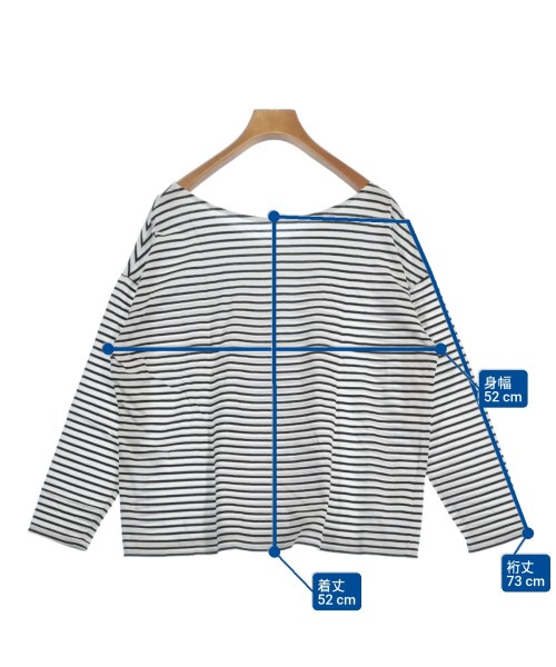 le coeur blanc（ル　クール　ブラン）Tシャツ・カットソー 黒 サイズ:-(M位) レディース/2200628706102