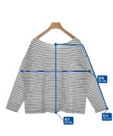 le coeur blanc（ル　クール　ブラン）Tシャツ・カットソー 黒 サイズ:-(M位) レディース/2200628706102