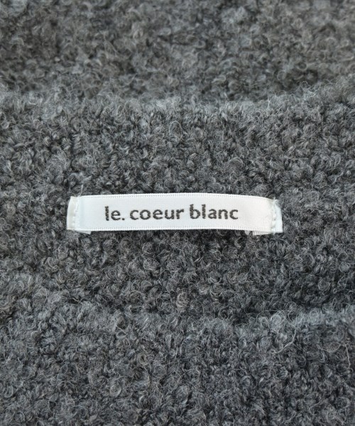 le coeur blanc（ル　クール　ブラン）ニット・セーター グレー サイズ:38(M位) レディース/2200635303066